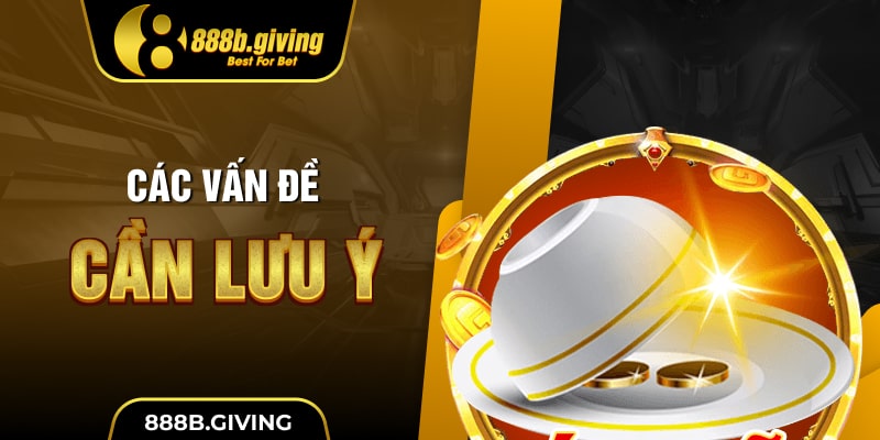Các vấn đề cần lưu ý